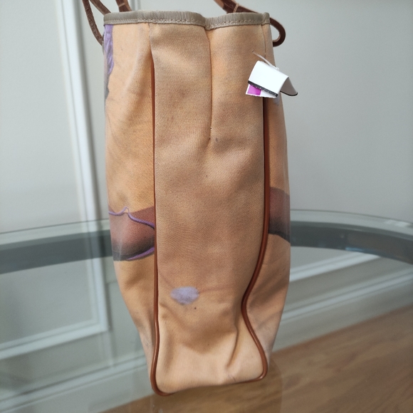 Vintage Anya Hindmarch printed Tote Bag 11x11x3.5" - Picture 4 of 16